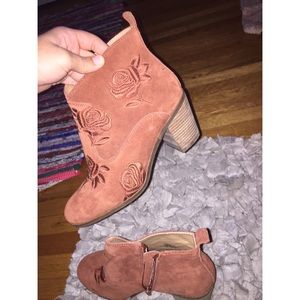 Lucky Brand Suede Booties